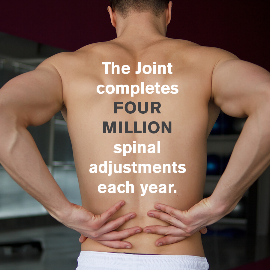 The Joint performs four million spinal adjustments every year